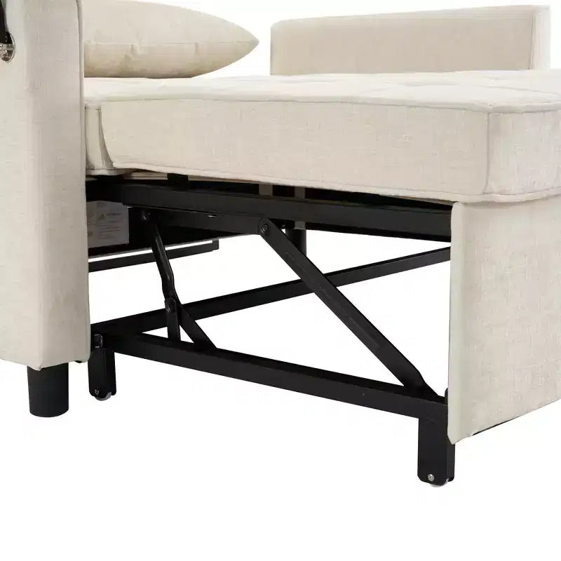 Beige / Nero / Blu / Marrone / Grigio / Verde | Divano letto a due posti in ciniglia | 2 posti