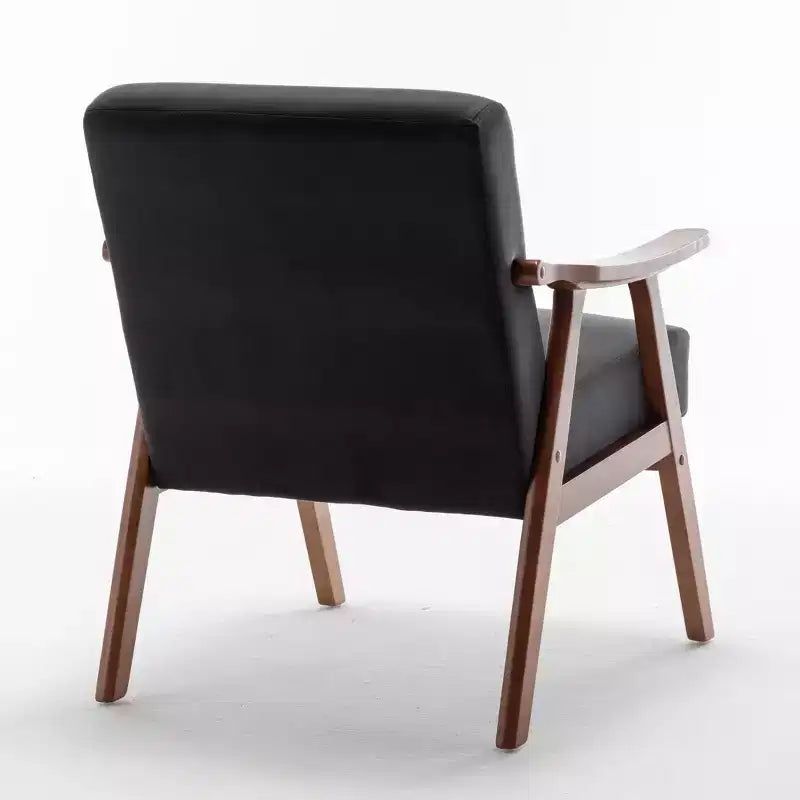 Poltrona d'Accento a Orecchioni Mid-Century in Velluto Pastello – Senza Braccioli, Schienale Basso, Posti a Sedere 1