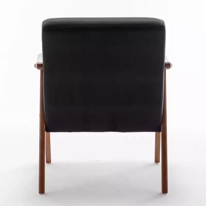 Poltrona d'Accento a Orecchioni Mid-Century in Velluto Pastello – Senza Braccioli, Schienale Basso, Posti a Sedere 1