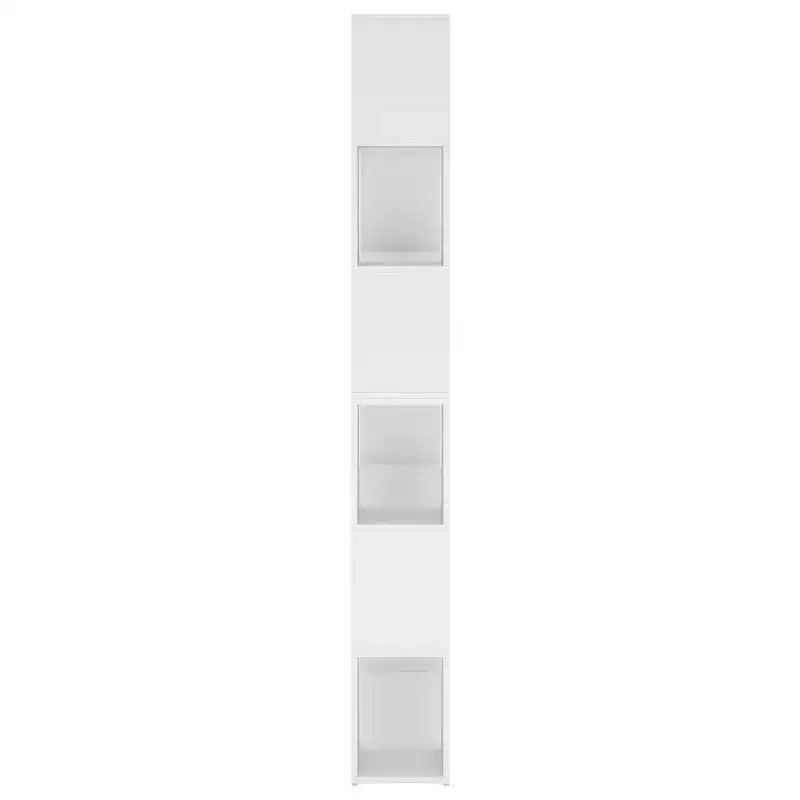 Libreria e Divisorio Bianco Rettangolare – 6 Ripiani, Montaggio per 1 Persona